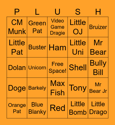 SuperBowlJeffy Bingo! Bingo Card