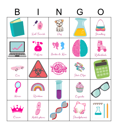 Lab Week Bingo Card