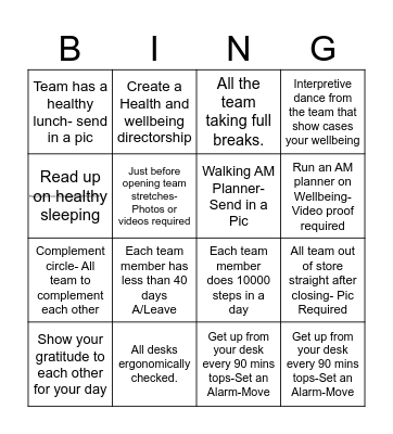 Feel aMAYzing Month Bingo Card