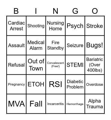 Crew 4 BINGO Card