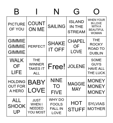 HAPPY MAY Bingo Card