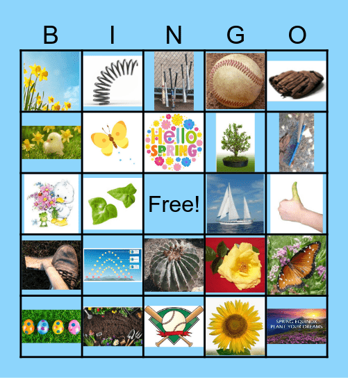 Spring Bingo Card