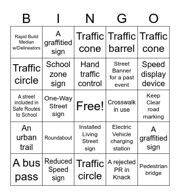 TPW Bingo Card
