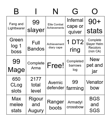 2024 BINGO Card