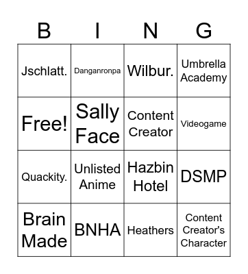 Poion Alter Source Bingo Card