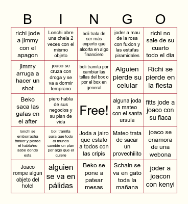 México '24 - GDM Bingo Card