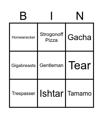 InfiniteCraftBingo Card