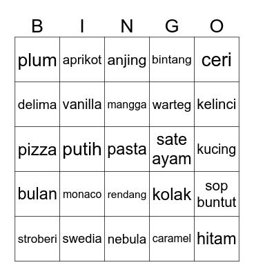 lil's Bingo Card