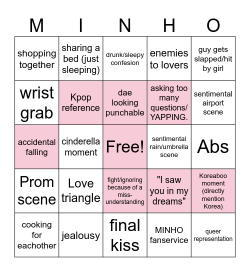 xo kitty bingo harharhar kms Bingo Card