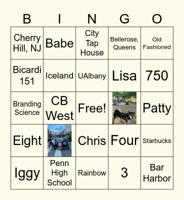 Steph & Friends Trivia Bingo Card