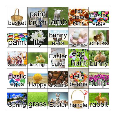 Easter Bingo Card