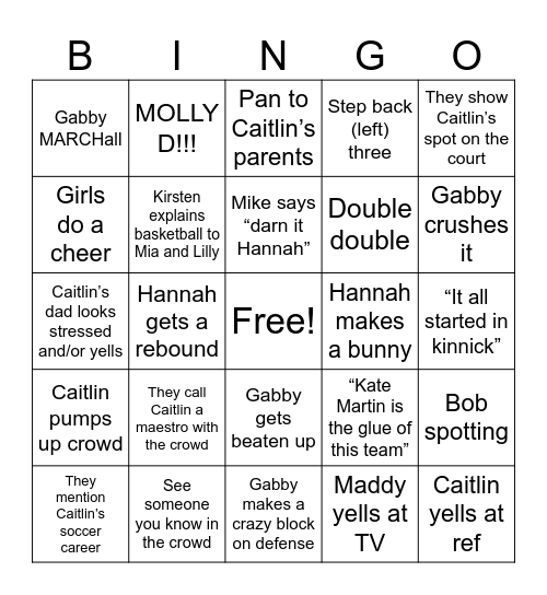 IOWA BBALL Bingo Card