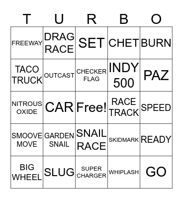 KAYLEB YBARRA Bingo Card