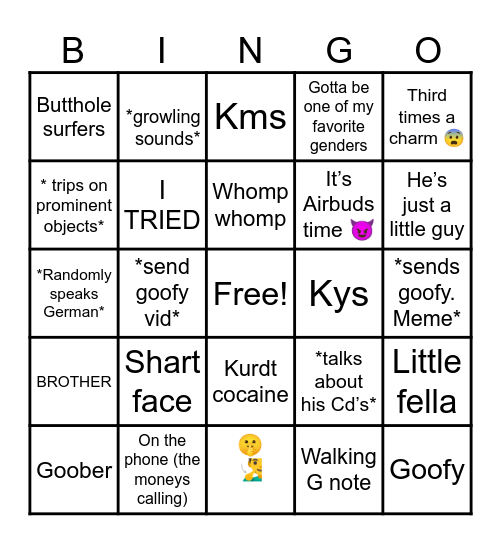 Ace bingo 🫶 Bingo Card