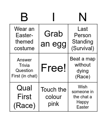 Mattzah Bingo Card