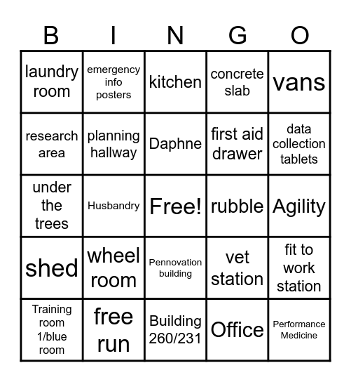 Get to Know the PVWDC! Bingo Card