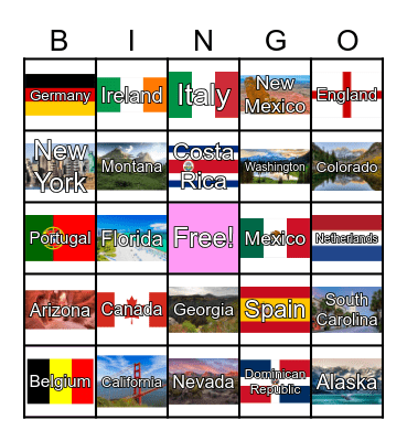 Karla's Travels Bingo ✈️ Bingo Card