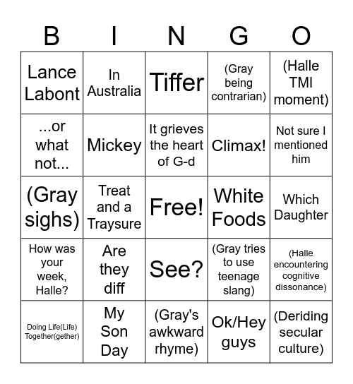 MEGA Live Chat! and Bingo (Easter) Bingo Card