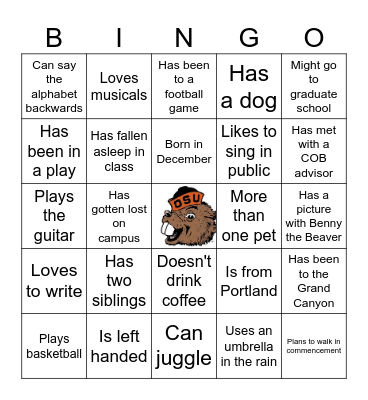 Business Insights Bingo Card