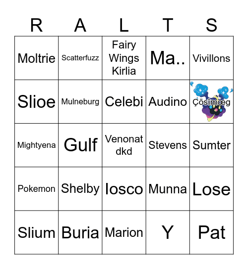 Floèttè Bingo Card