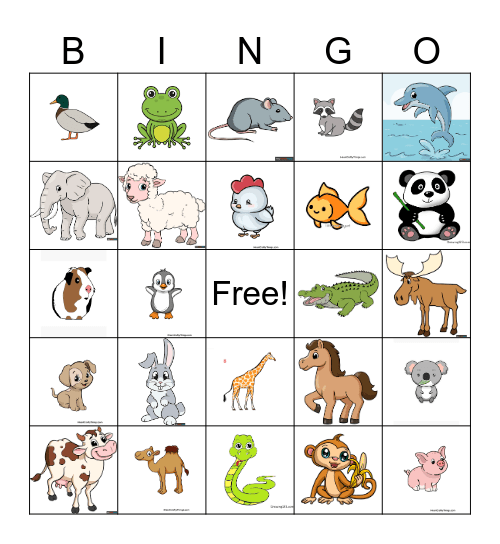 Front Counter BINGO Card