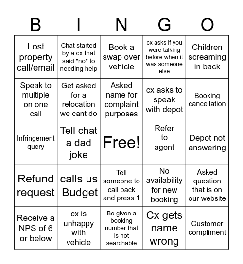 Antonio's Bingo 🤠 Bingo Card