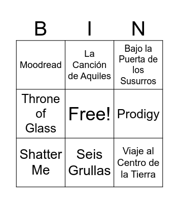 Abril Bingo Card