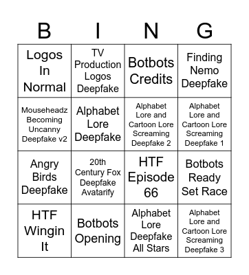 5-14-19 Bingo Card