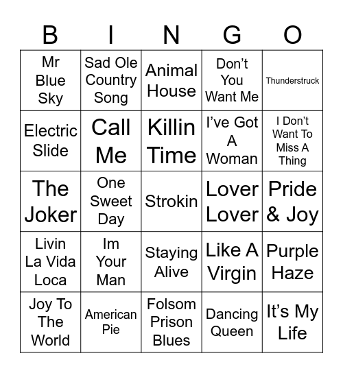 BDB Bingo 2 Bingo Card