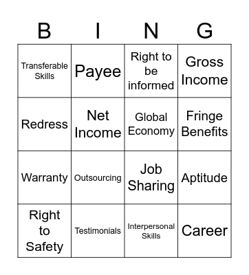 Quarter 3 Exam Bingo Card