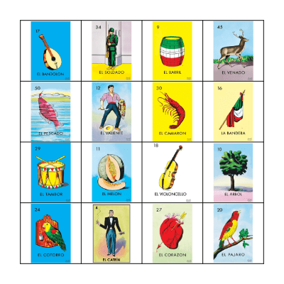 LOTERIA Bingo Card