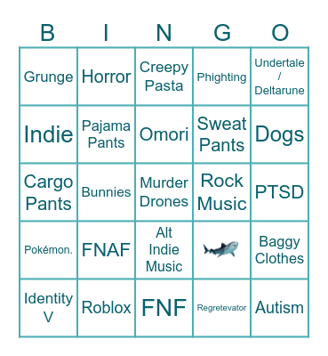 😞 Bingo Card