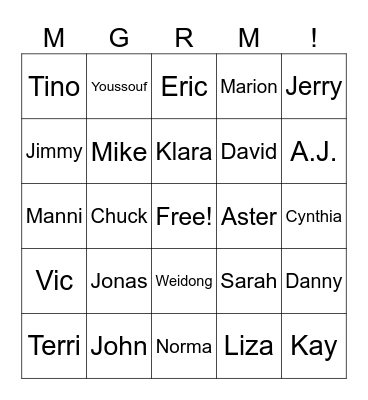 Lab Week 2024 Bingo Card