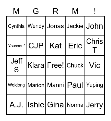 Lab Week 2024 Bingo Card