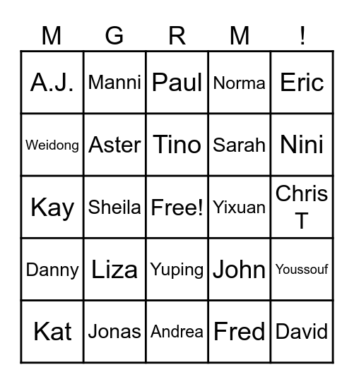 Lab Week 2024 Bingo Card