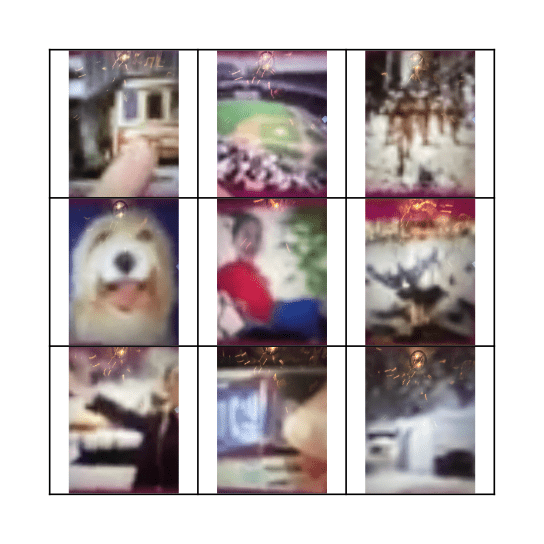 Around town sounds Bingo Card