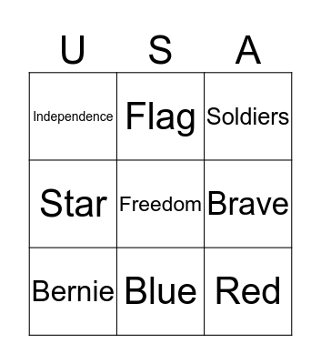 AMERICA Bingo Card