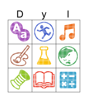 Do you like ...? BINGO Card