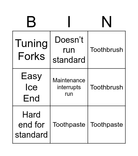 MCCi Daily Parkour Bingo Card