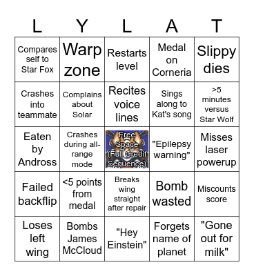 5x = post to twitter, line = 5 gifted subs Bingo Card