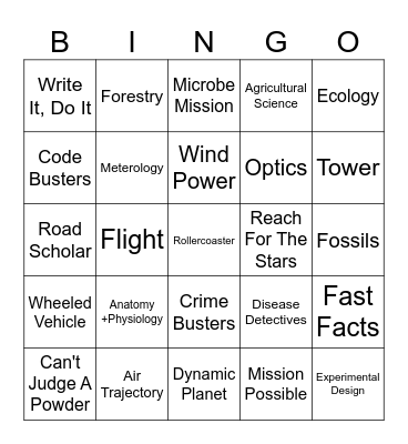 SPONSORSHIP BINGO Card