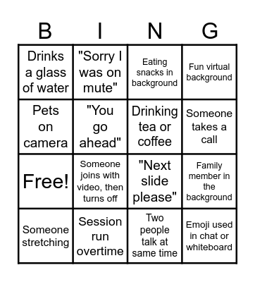 CRA Training Day - 5th April Bingo Card