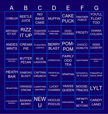 COLTON’S BATTLESHIP ROYALE Bingo Card