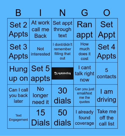 Bingo Wednesday! Bingo Card
