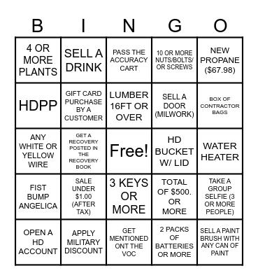 BINGO BONANZA 2024 Bingo Card