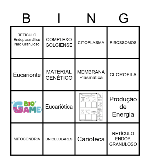 Bingo Citologia Bingo Card