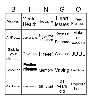 4th Grade Summary Bingo Card