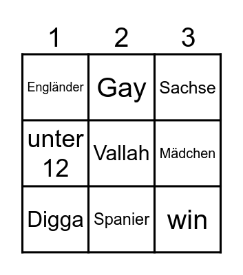 Fortnite bingo Card