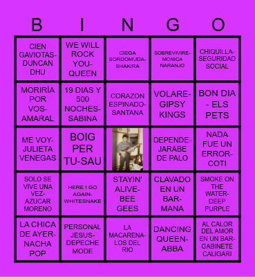 TONI ROCKS 60! Bingo Card