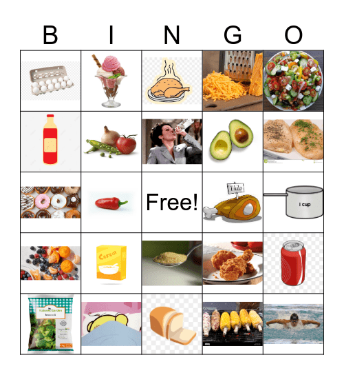 Healthy Living Unidad 3 Bingo Card